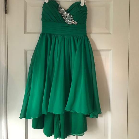 Nordstrom Emerald Green Semi Formal Dress - Picture 1 of 3